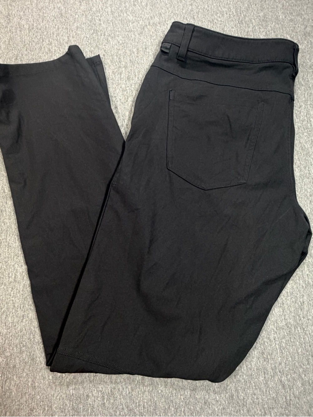 lululemon ABC Pants Classic Men’s 34 Black M5426S Warpstreme Casual